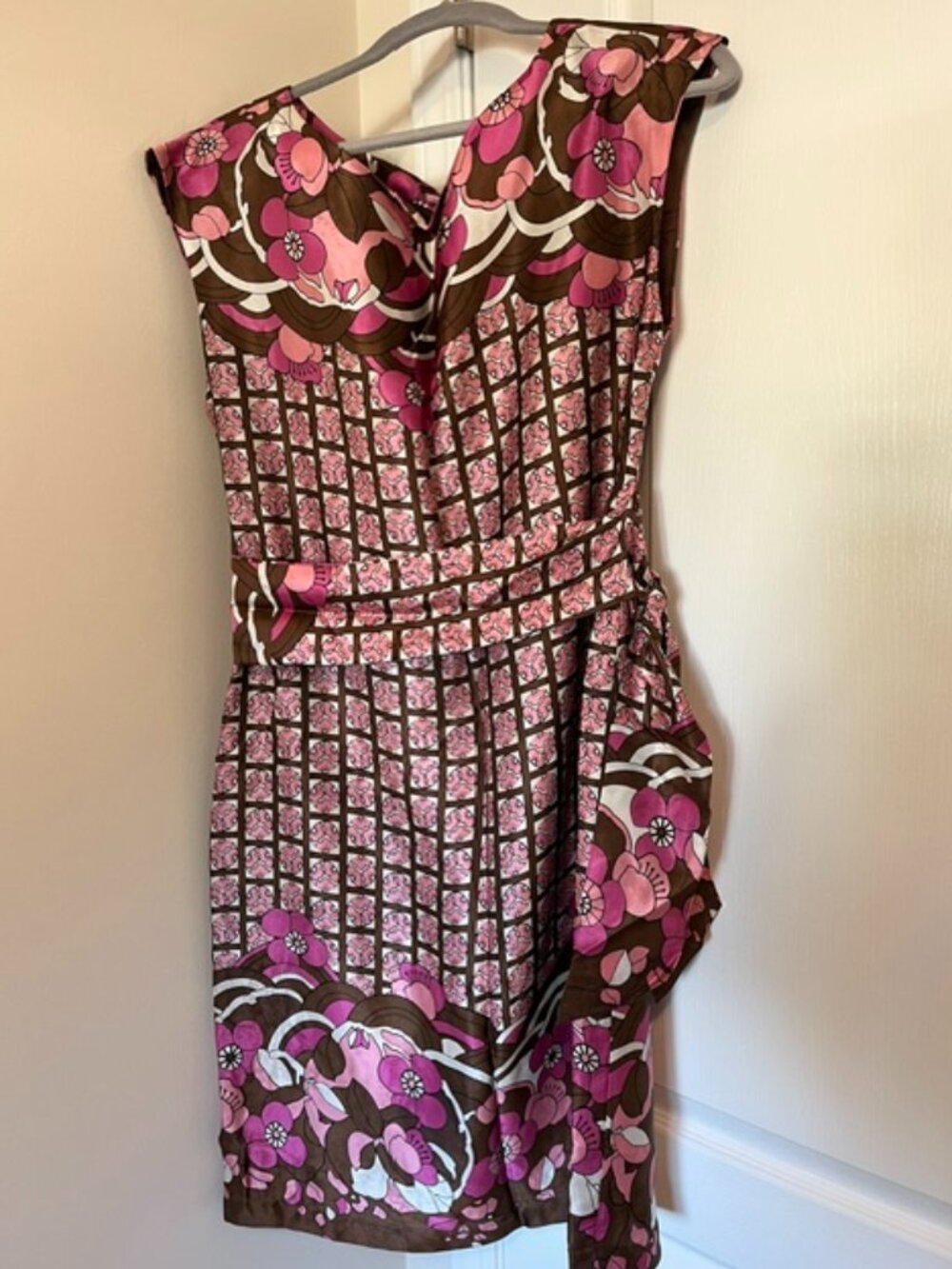 Sweet Chemise midi silk dress.